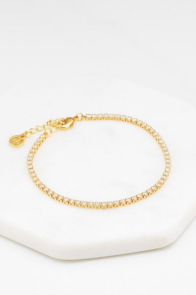 Zafino - Isla Tennis Bracelet | Gold