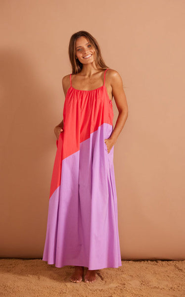 Mink Pink - Cartagena Maxi Dress | Colour Block