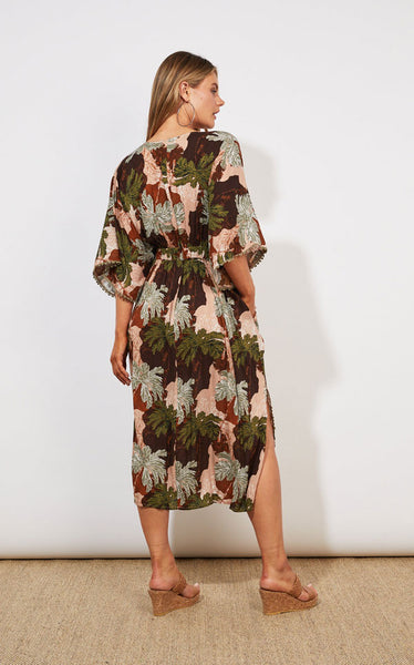 Haven - Cayman Batwing Maxi | Palms