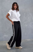 Style Laundry - Chelsea Wide Leg Jersey Pant | Cobalt