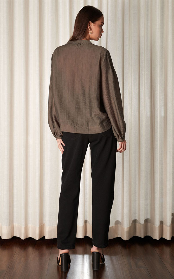 Esmaee - Clove Blouse | Dark Olive