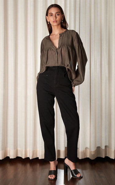 Esmaee - Clove Blouse | Dark Olive