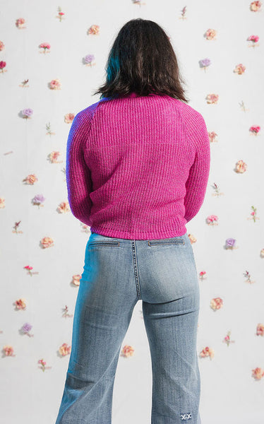 Hello Friday - Demi Cardigan | Raspberry
