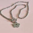Penny Foggo - Flower Toggle Necklace | Silver