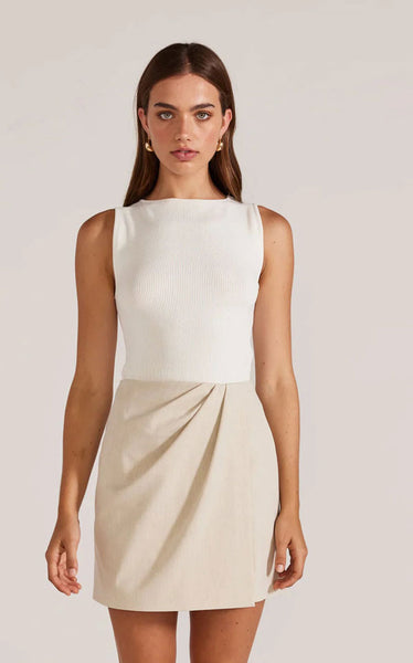Staple The Label - Gracie Knit Tank | White