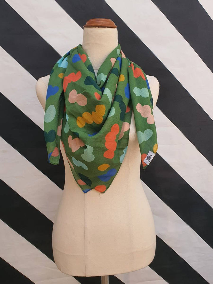 Hello Friday - Green Splotch Lightweight Wrap