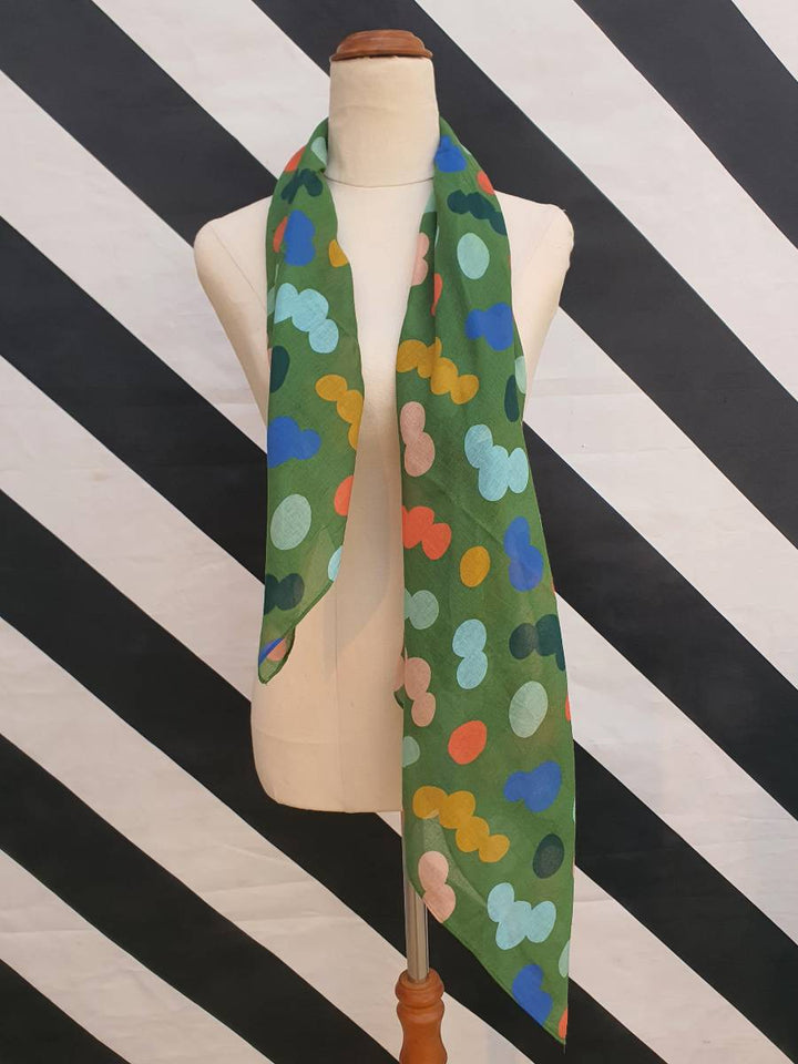 Hello Friday - Green Splotch Lightweight Wrap