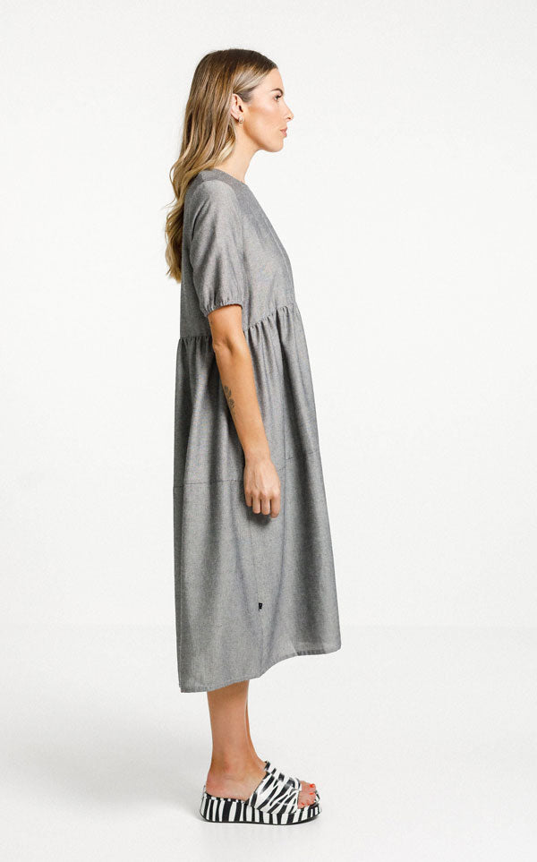 Thing Thing - Leah Dress | Black Static
