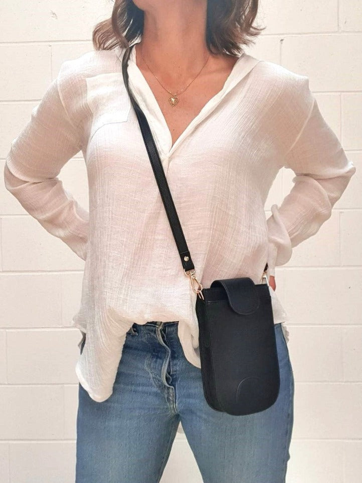 Hello Friday - Lexi Phone Bag | Black