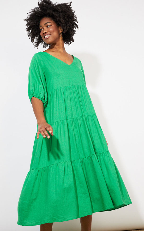 Haven - Tanna Tiered Maxi | Paradise