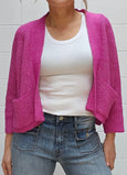 Hello Friday - Demi Cardigan | Raspberry