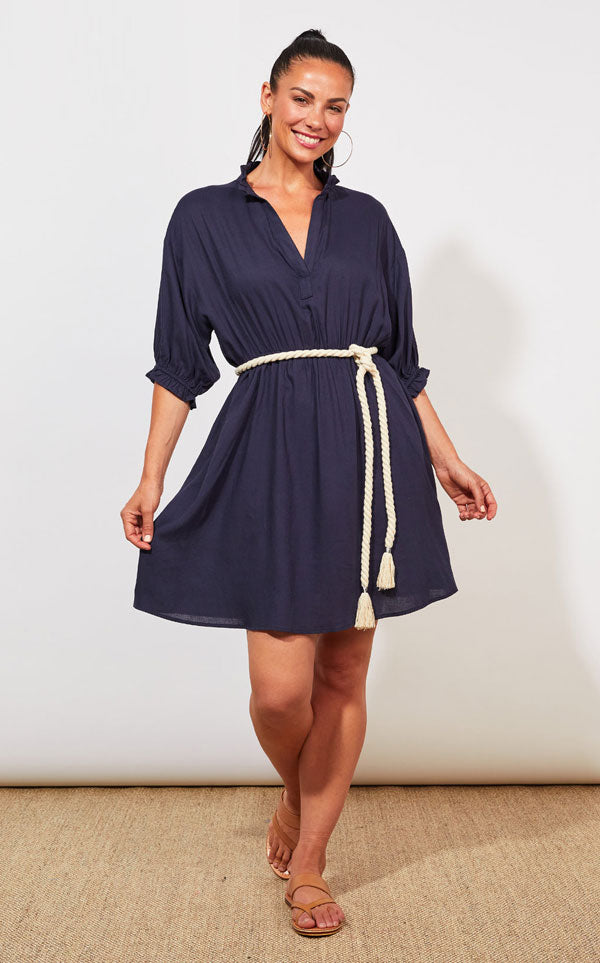 Haven - Tropicana Rope Dress | Marine