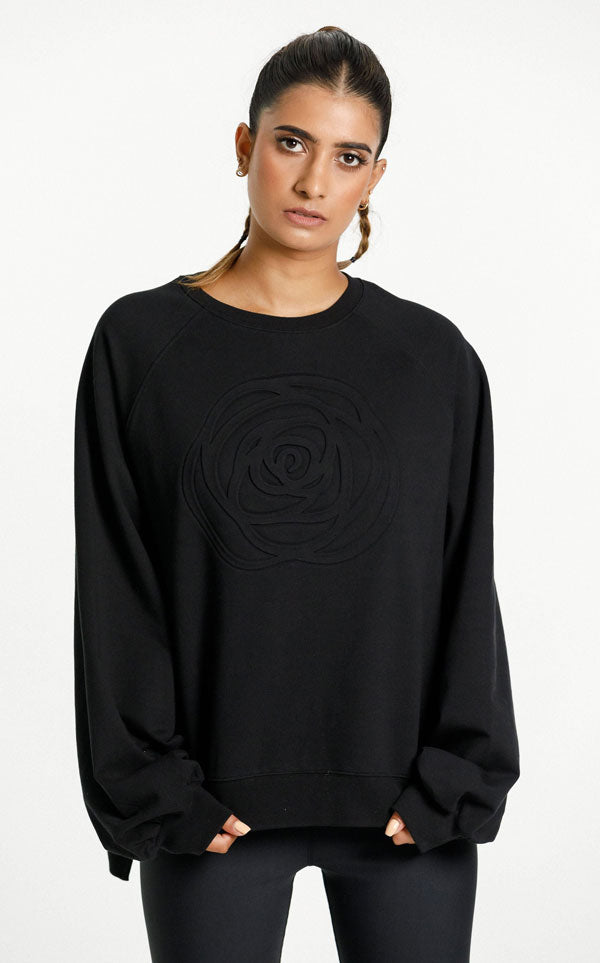 Rose Road - Sloppy Joe Crew | Black