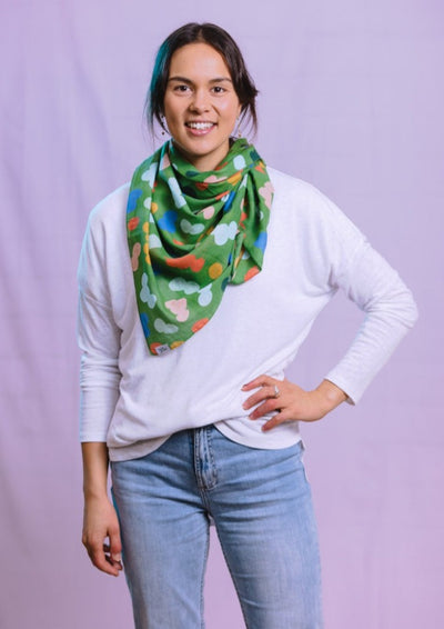 Hello Friday - Green Splotch Lightweight Wrap