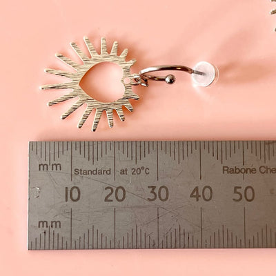 Penny Foggo - Spiky Heart Half Hoops | Silver