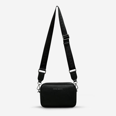 Status Anxiety - Plunder Bag With Webbed Strap | Black