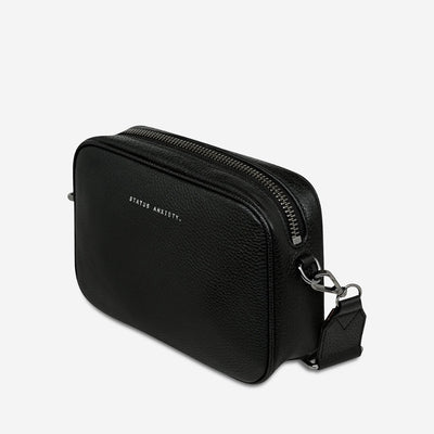 Status Anxiety - Plunder Bag With Webbed Strap | Black