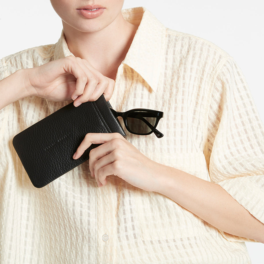Status Anxiety - Keepsake Sunglasses Pouch | Black