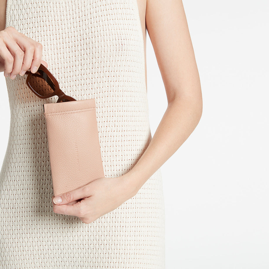 Status Anxiety - Keepsake Sunglasses Pouch | Dusty Pink