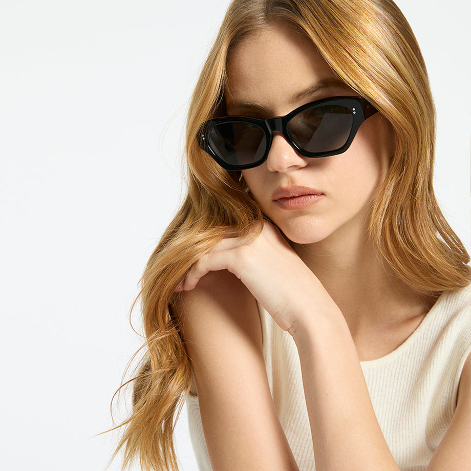 Status Anxiety - Otherwordly Black Sunglasses