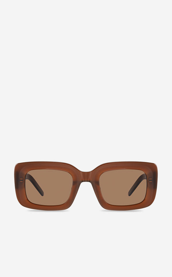 Status Anxiety - Unyielding Sunglasses | Brown