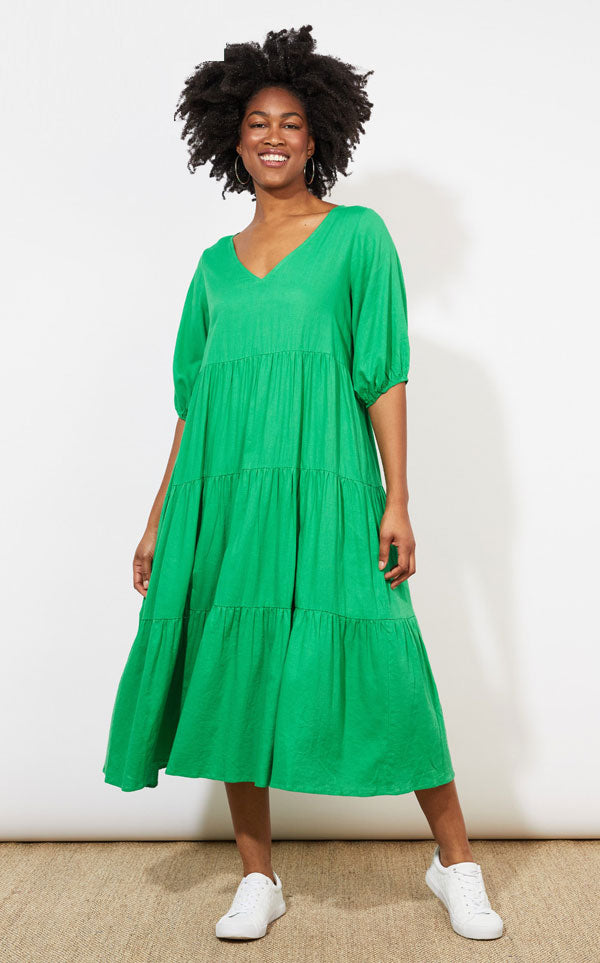 Haven - Tanna Tiered Maxi | Paradise