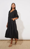 Haven - Tanna Tiered Maxi | Jet
