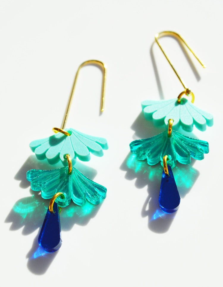 Hagen + Co - Tokyo Earrings | Green
