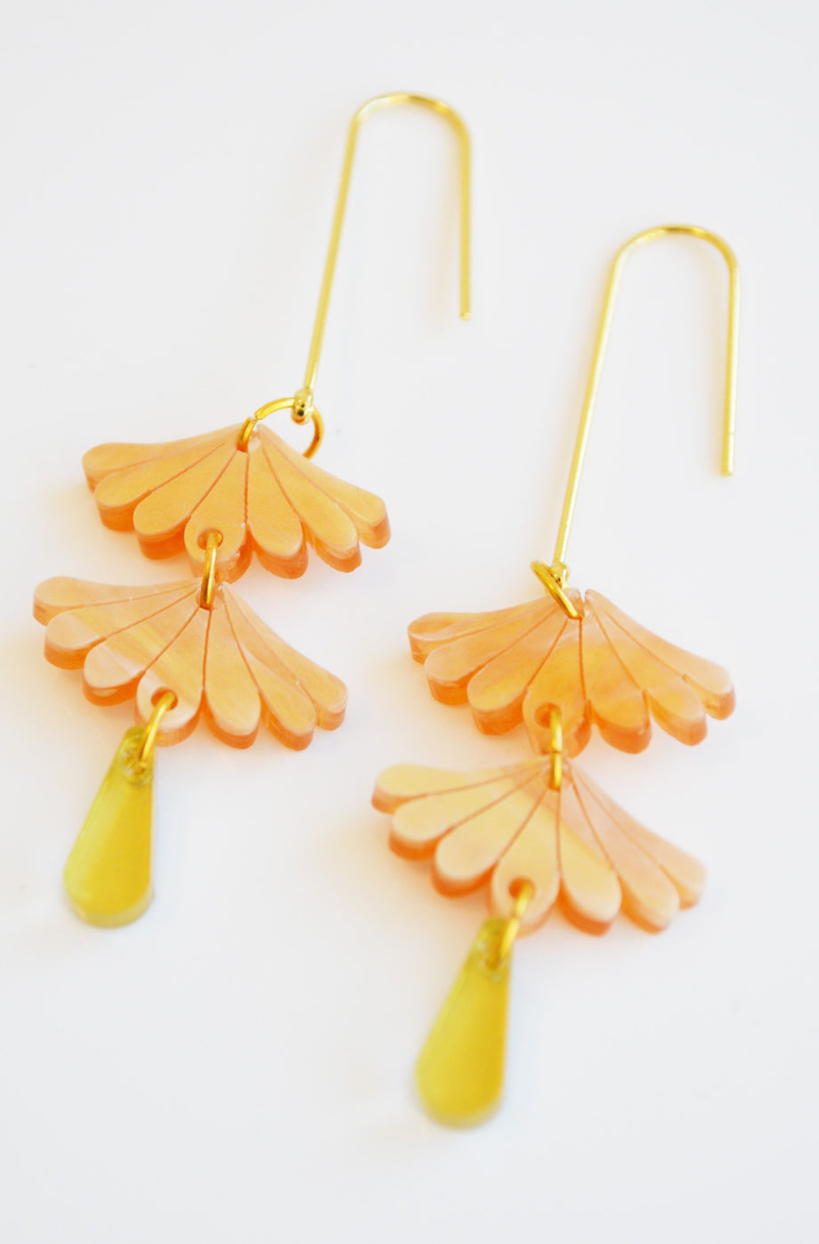 Hagen + Co - Tokyo Earrings | Peach Swirl