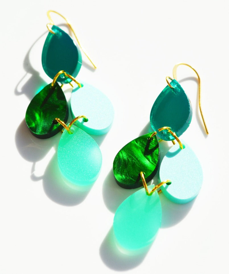 Hagen + Co - Paris Earrings | Greens