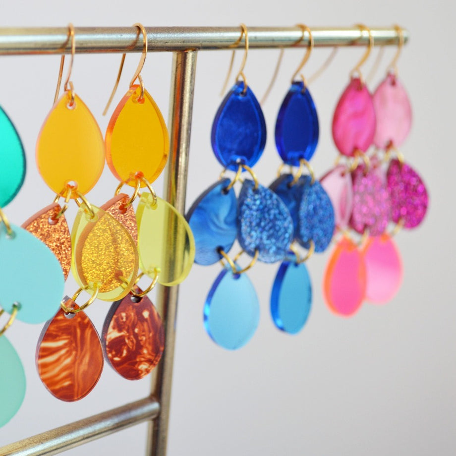 Hagen + Co - Paris Earrings | Blue