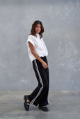 Style Laundry - Chelsea Wide Leg Jersey Pant | Black
