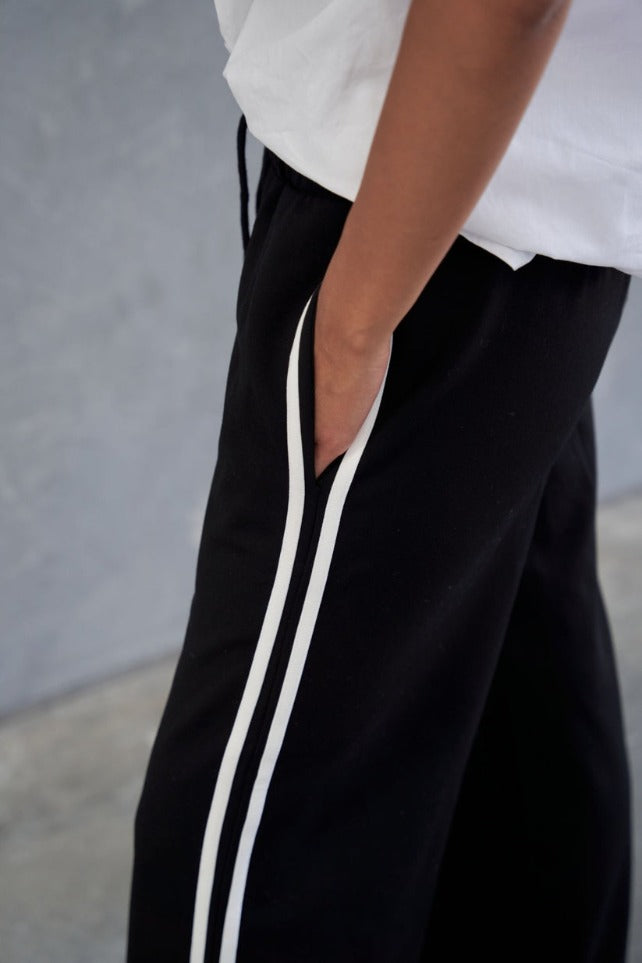 Style Laundry - Chelsea Wide Leg Jersey Pant | Black
