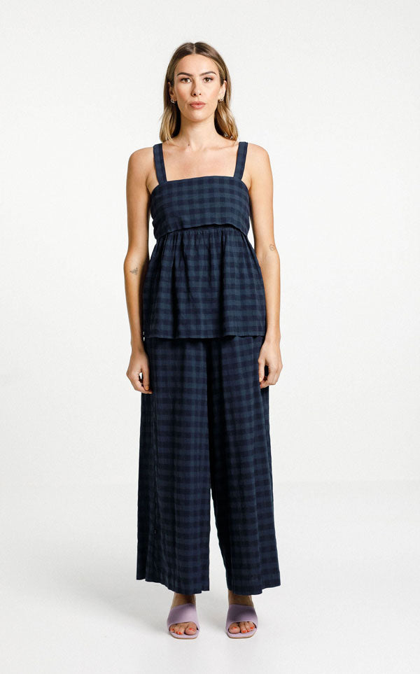 Thing Thing - Zigger Top | Navy Check