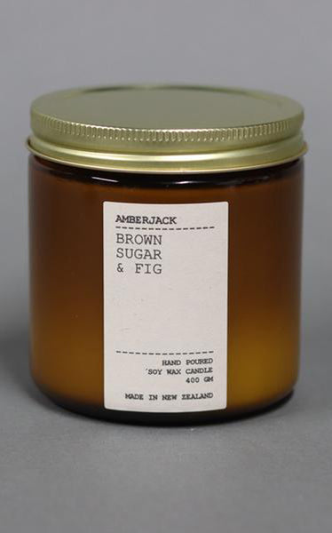 Amberjack - Brown Sugar and Fig | Soy Candle