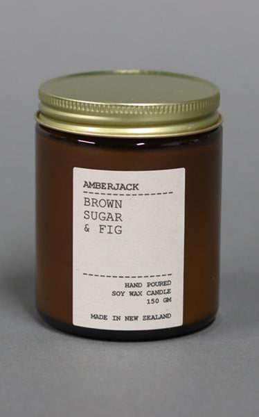 Amberjack - Brown Sugar and Fig | Soy Candle