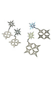 Lindi Kingi + Kelly - Constellation Mini Earrings | Platinum