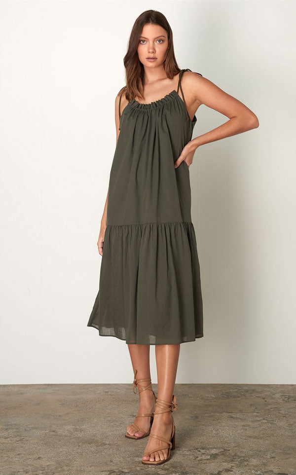 Esmaee - MIMOSA DRESS - OLIVE