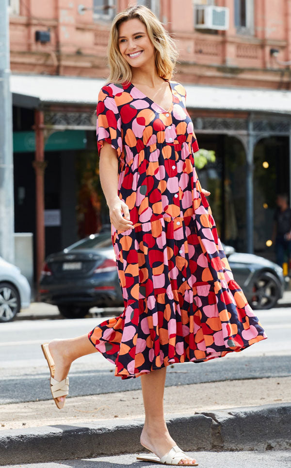 Leoni - Kelly Dress Mix Print