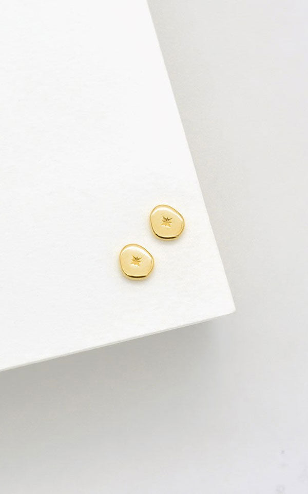 Linda Tahija - Vega Stud Earring | Gold