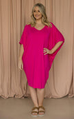PQ Collection Miracle Dress - In Magenta