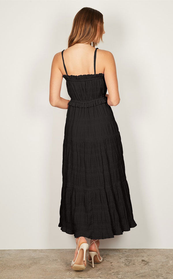 Wish The Label - Marquis Midi Dress - Black