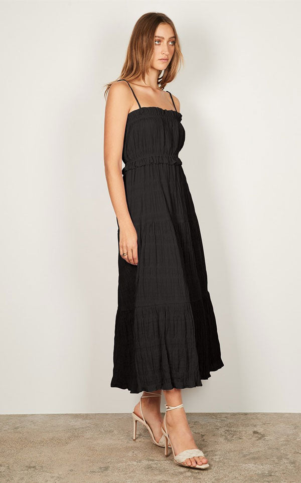 Wish The Label - Marquis Midi Dress - Black