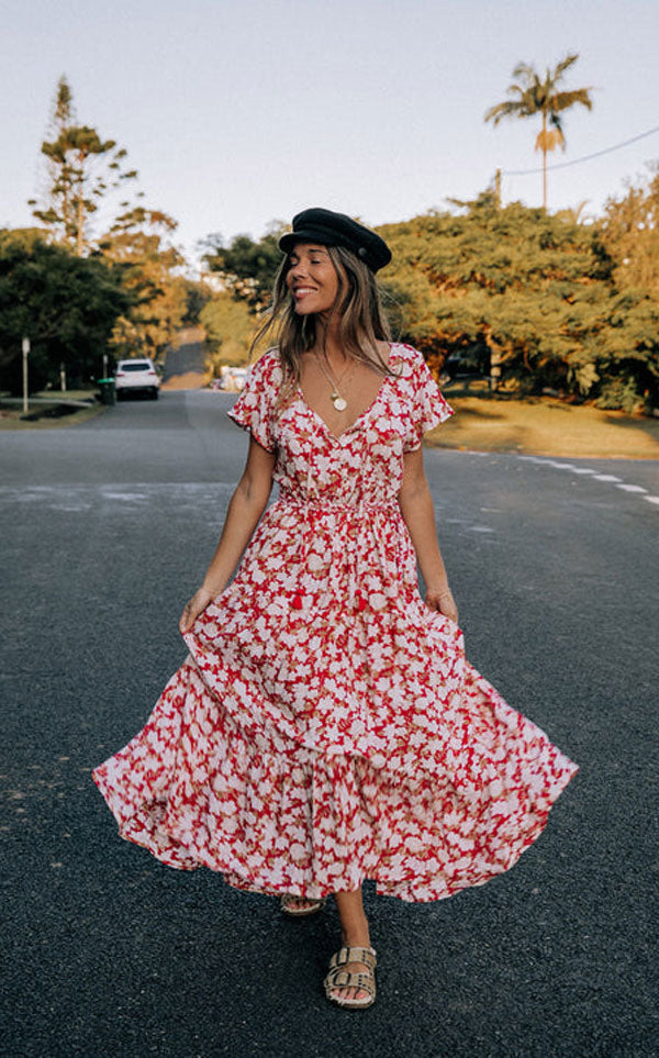 Barefoot Blonde - Mia Maxi Dress Valentina
