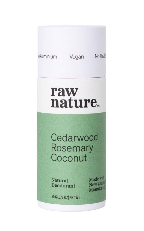 Raw Nature - Natural Deodorant | Cedarwood + Rosemary