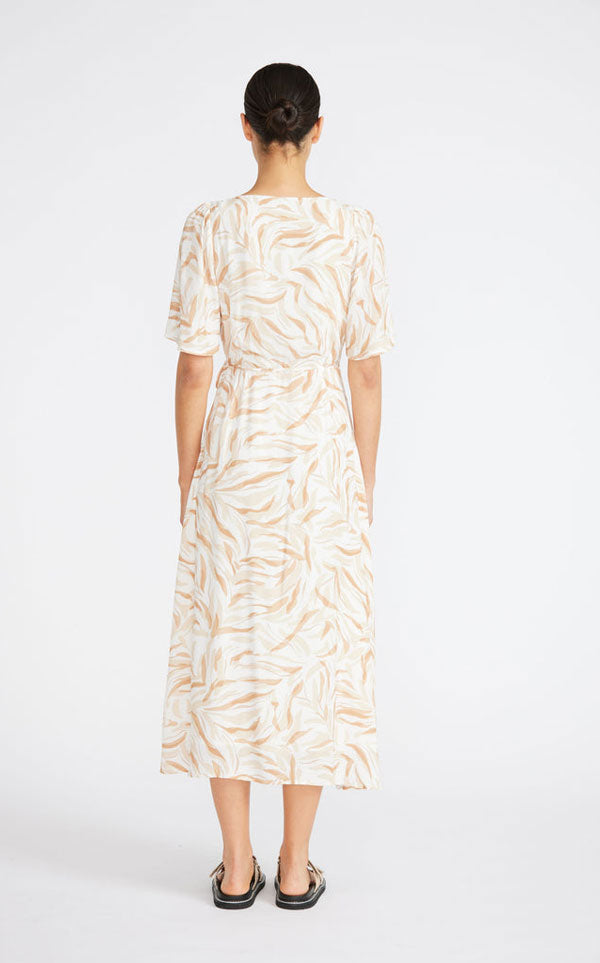 STAPLE THE LABEL - BIANCA WRAP MIDI DRESS - MULTI