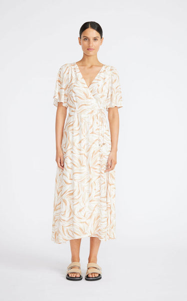 STAPLE THE LABEL - BIANCA WRAP MIDI DRESS - MULTI