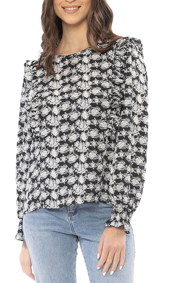 Seeking Lola - Resiient Frill Top