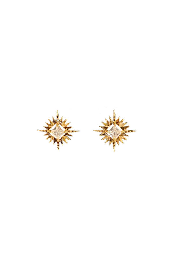 Lindi Kingi + Kelly - Starburst Studs Gold