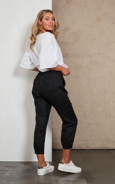 Eb & Ive - STUDIO RELAXED PANT - EBONY